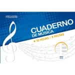 CUADERNO MUSICA 12 PAUTA 10HJS PROARTE