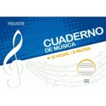 CUADERNO MUSICA PAUTA ENTERA PROARTE