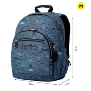 MOCHILA GOMMAS GRIS TOTTO 2