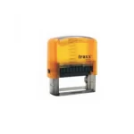 TIMBRE AUTOMATICO 14X38MM TRANSPARENTE AMARILLO #9111 TRAXX 1