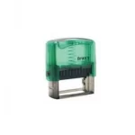 TIMBRE AUTOMATICO 14X38MM TRANSPARENTE VERDE #9111 TRAXX 1