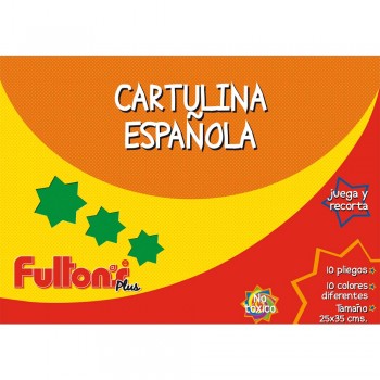 Cartulina Española 10 Hojas FULTONS