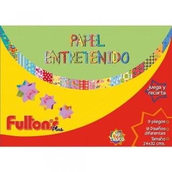 Papel Entretenido 9 Hojas FULTONS