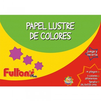 Papel Lustre 14 Hojas FULTONS