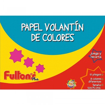 Papel Volantin 10 Hojas FULTONS