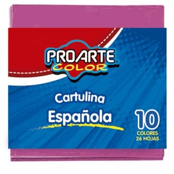 Cartulina Española 26 Hojas PROARTE