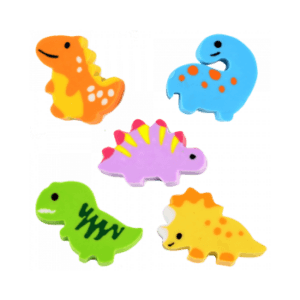 Goma de Borrar de Dinosaurios 12 Unidades ARTE TOP 2