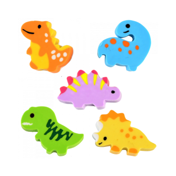 Goma de Borrar de Dinosaurios 12 Unidades ARTE TOP 2