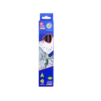 Lápices Grafito Jumbo 4 Unidades HAND