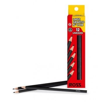 Lapis Grafito N°2 12 Unidades ROSS