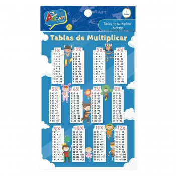 Tabla de Multiplicar Etiqueta Adhesiva ART&CRAFT
