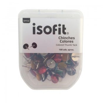 Chinches de colores 100 Unidades
