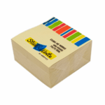 Cubo Notas Adhesivas 400 Hojas Amarillo 76x76mm Stick&Write