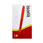 Destacador Lápiz Naranjo 12 Unidades Isofit