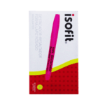 Destacador Lápiz Rosado 12 Unidades Isofit
