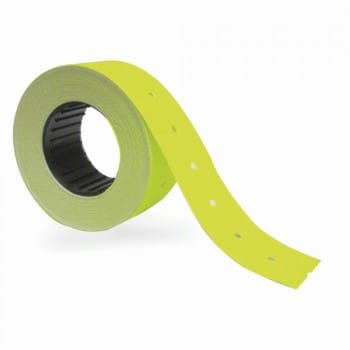 Etiqueta Amarilla Neón 1 Línea 500un x10 Fultons