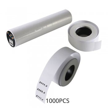 Etiqueta Blanca 1 Línea 1000un x10 Nuovo