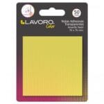 Notas Adhesivas Amarillas Plásticas 76x76mm Lavoro