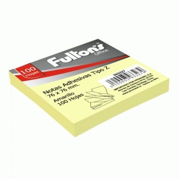 Notas Adhesivas Tipo Z 76x76mm 100hjs Fultons