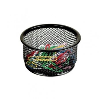 Porta Clips Redondo Metal 9x4cm Hand