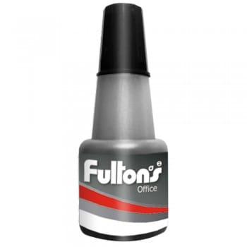 Tinta para Tampón Negra 24ml Fultons